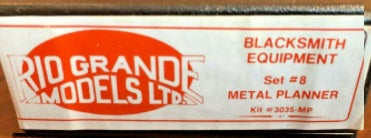 Rio Grande Models 3035 HO Metal Planner Set #8 Kit