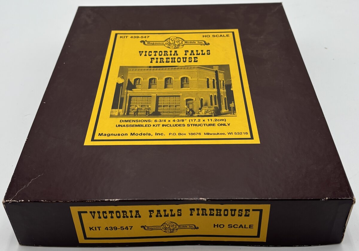 Magnuson Models 439-547 HO Scale Victoria Falls Firehouse Building Kit