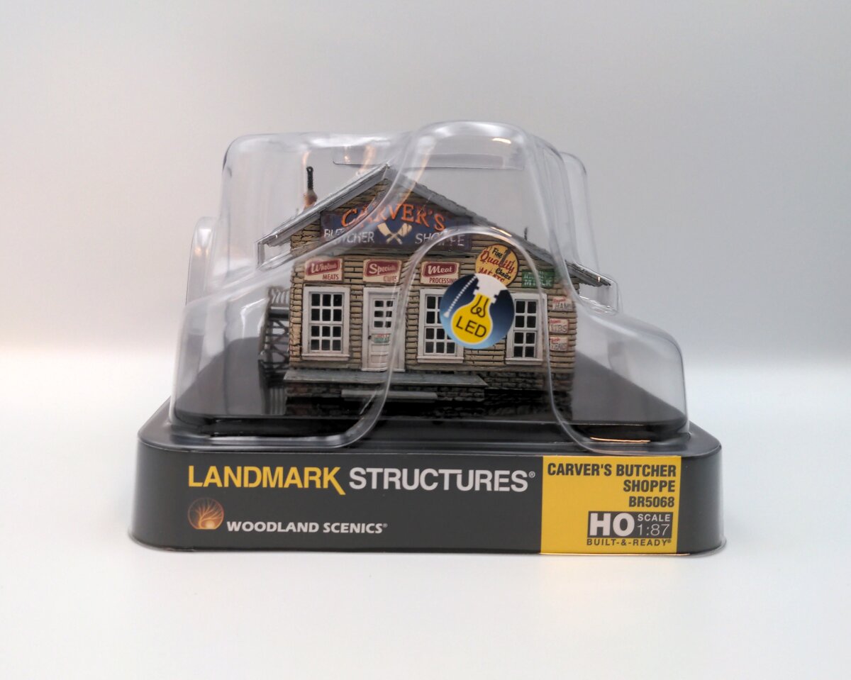 Woodland Scenics BR5068 HO Assembled Built-N-Ready Butcher Shop Building
