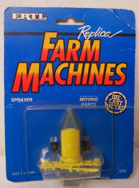 Ertl 5553 1:64 Scale Farm Country Sprayer Die Cast Metal and Plastic Parts