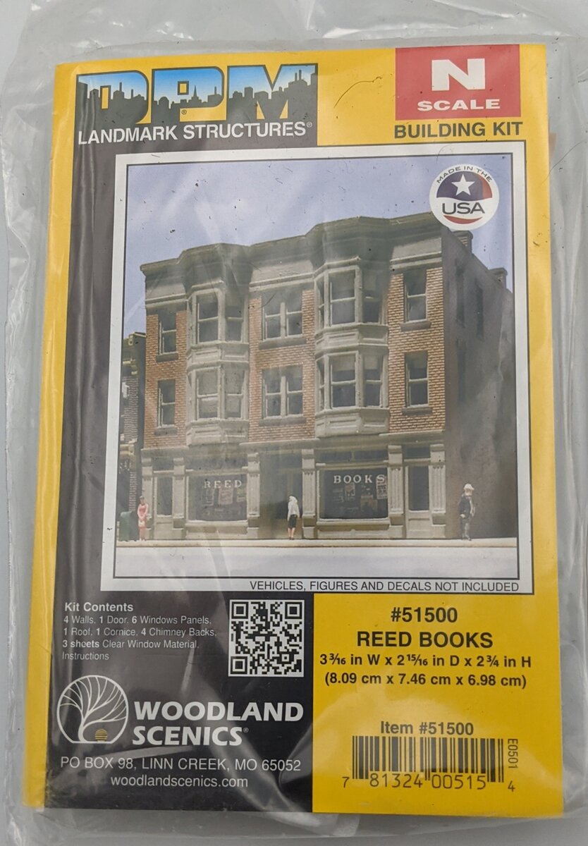 DPM 51500 N Reed Books 3-1/4"W x 3" D x 3/4" H Building Kit