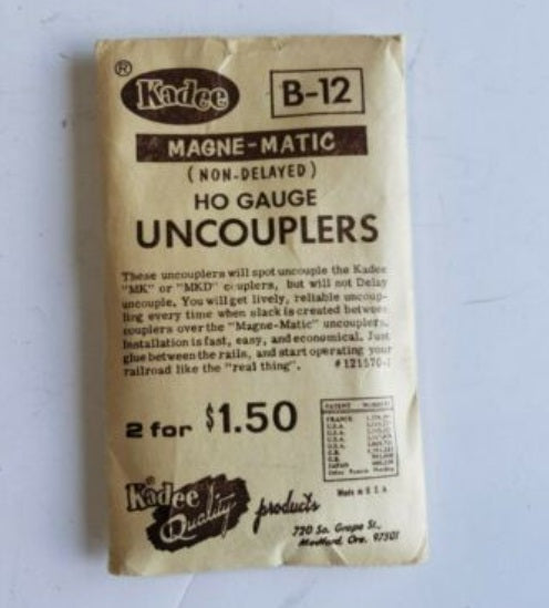 Kadee B-12 HO Magne-Matic Uncouplers