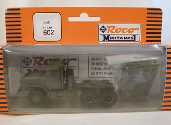 Roco 602 HO MiniTanks M931 5 Ton LKW Plastic Truck Kit