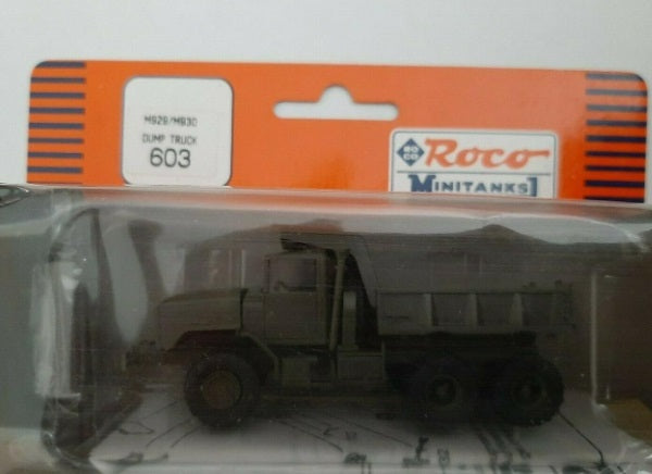 Roco 603 HO MiniTanks Green M929/M930 Dump Truck Plastic Kit