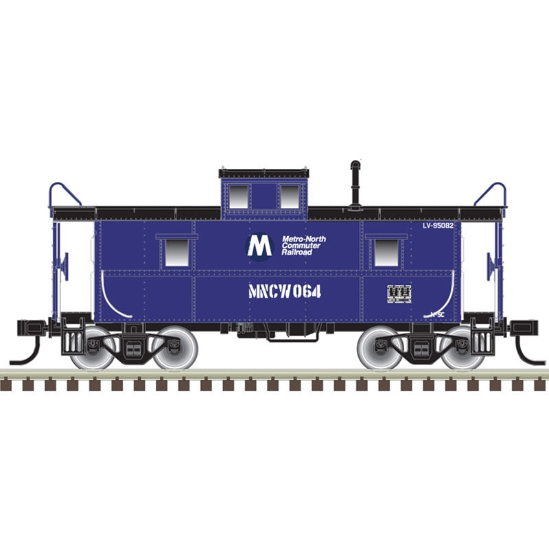 Atlas 50006037 N Metro North C&O-Style Steel Center-Cupola Caboose #1064