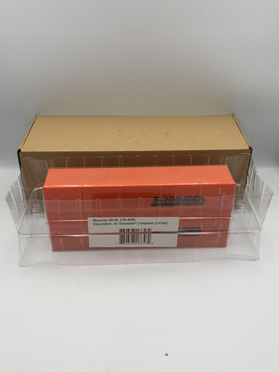 Menards 279-4656 O 40' Schneider Containers (Pack of 2)