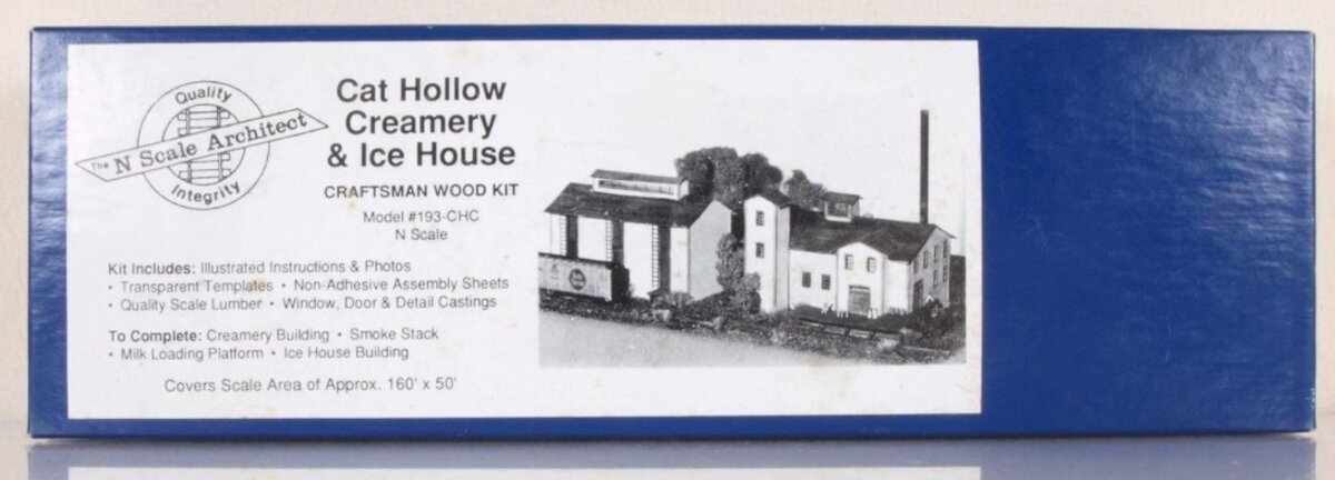 N Scale Architect 193-CHC N Scale Cat Hollow Creamery & Ice House Model Kit