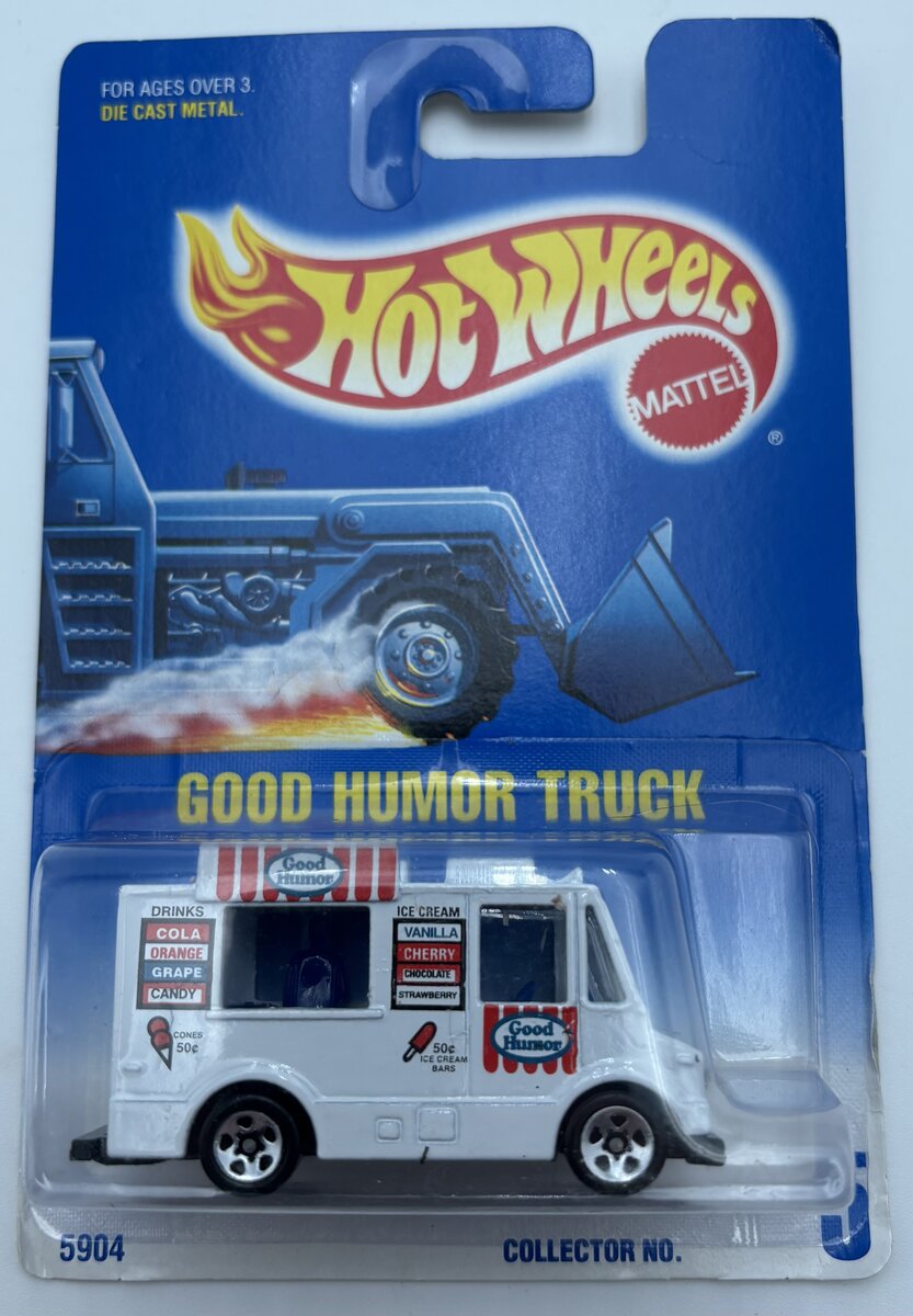 Hot Wheels 5904 1:64 White Good Humor Truck #5