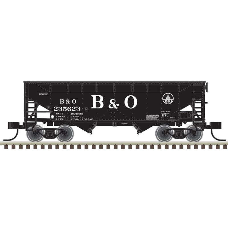 Atlas 50006128 N Baltimore & Ohio 2-Bay Offset Side Hopper #235623