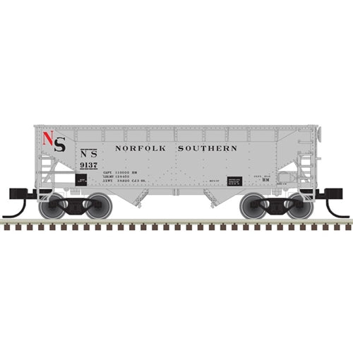 Atlas 50006142 N Norfolk Southern 2-Bay Offset Side Hopper (Set of 3)