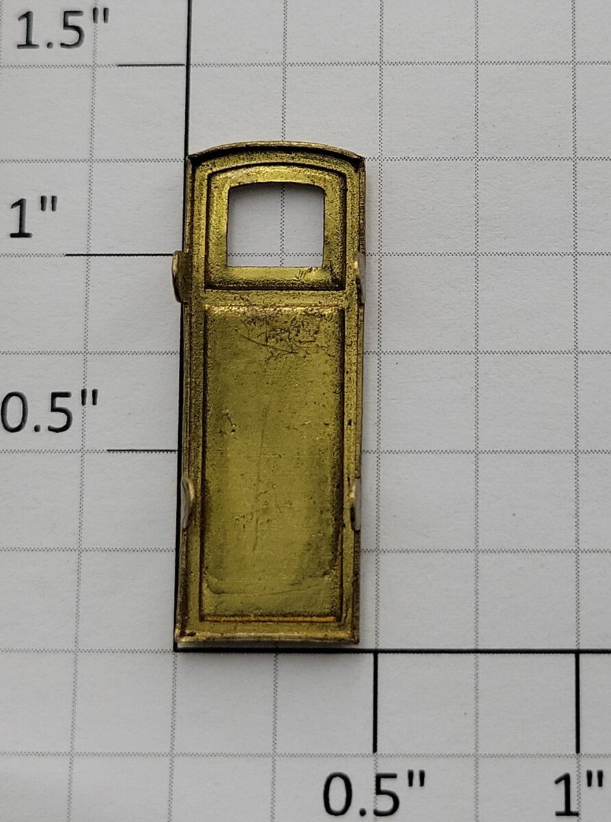 Lionel 254-2 Brass Unpainted Locomotive Cab Door