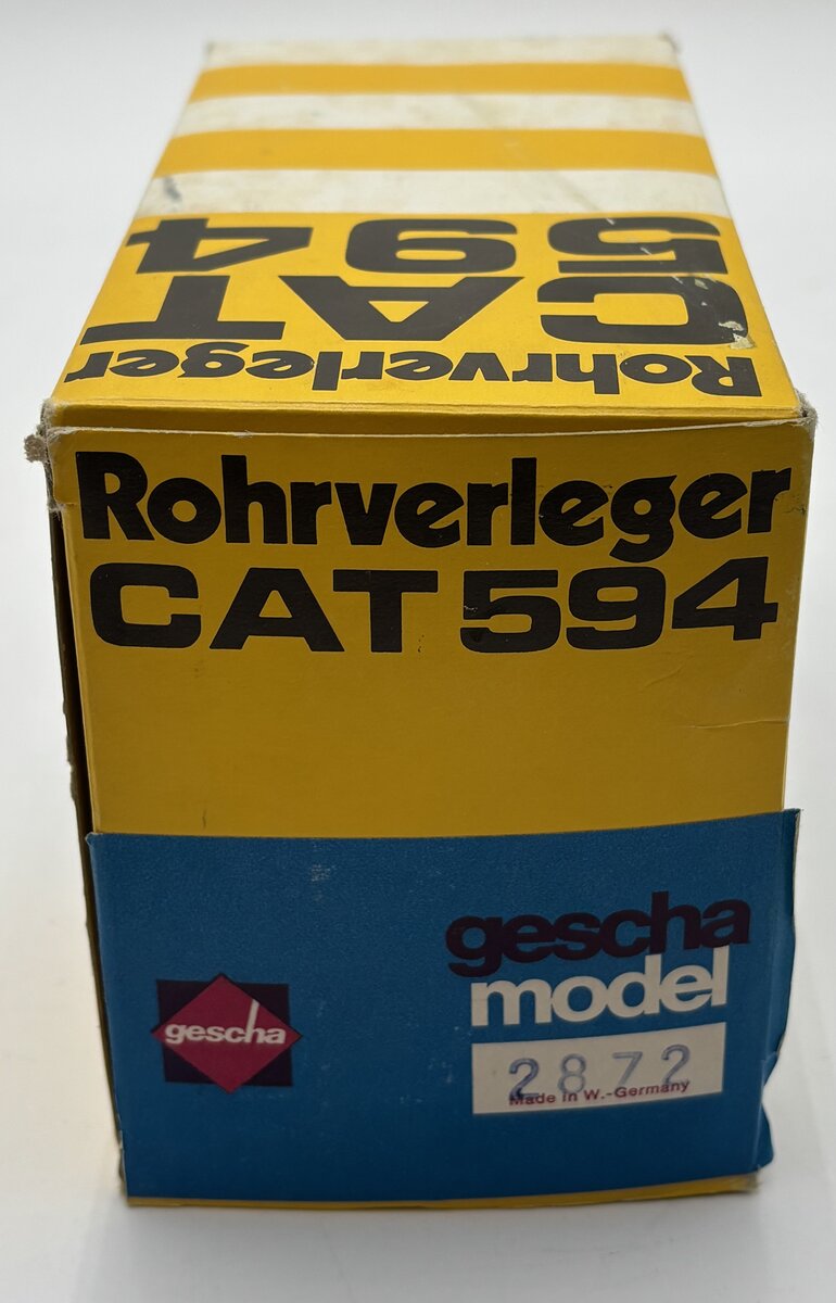 Gescha 2872 1:50 Scale Diecast Caterpillar 594 Pipelayer