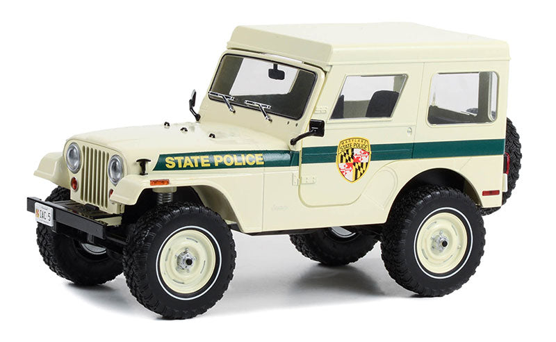 Greenlight Collectibles 19124 1:18 Maryland State Police 1983 Jeep CJ-5 Hardtop