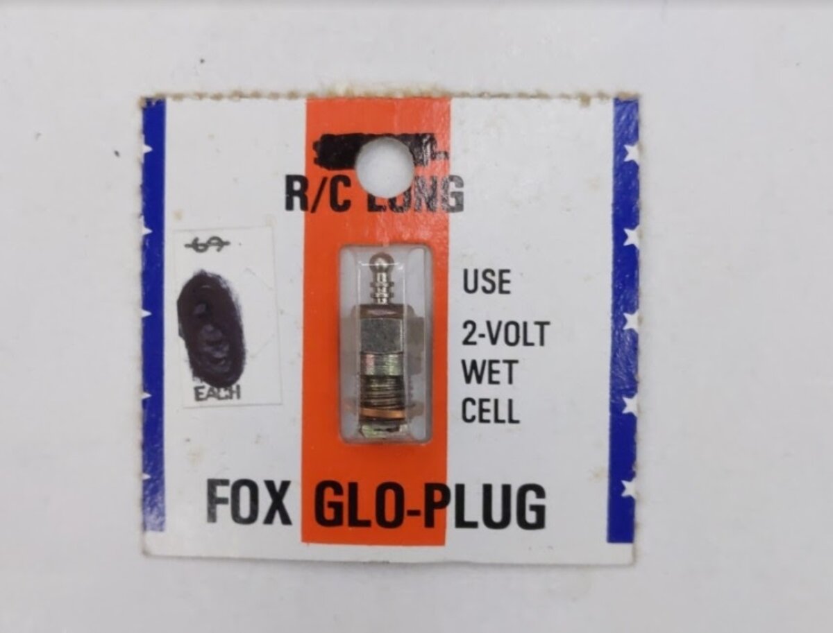 FOX Glo-Plug Standard R/C Long 2-Volt Wet Cell