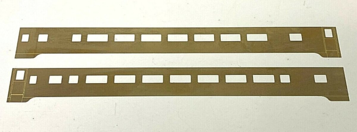 Great Northern 1240-1245 HO Brass Car Side Ranch Lounge Part No. 173-10