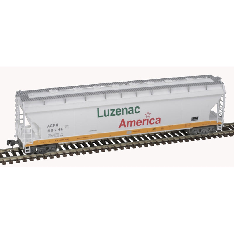 Atlas 50006075 N Luzenac America Pressureaide Centerflow Covered Hopper #59762