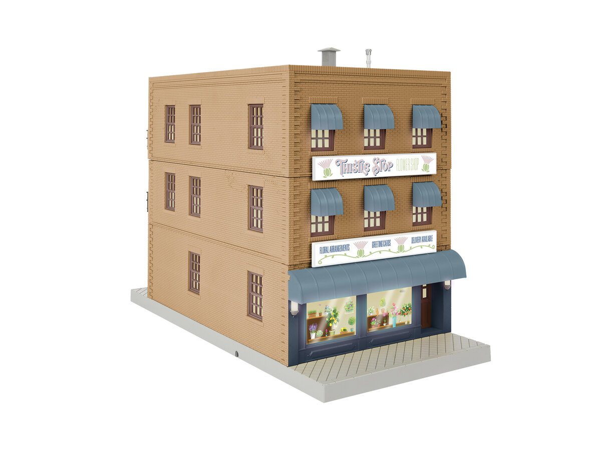 Lionel 2229110 O Plug-Expand-Play Thistle Stop Flower Shop Building