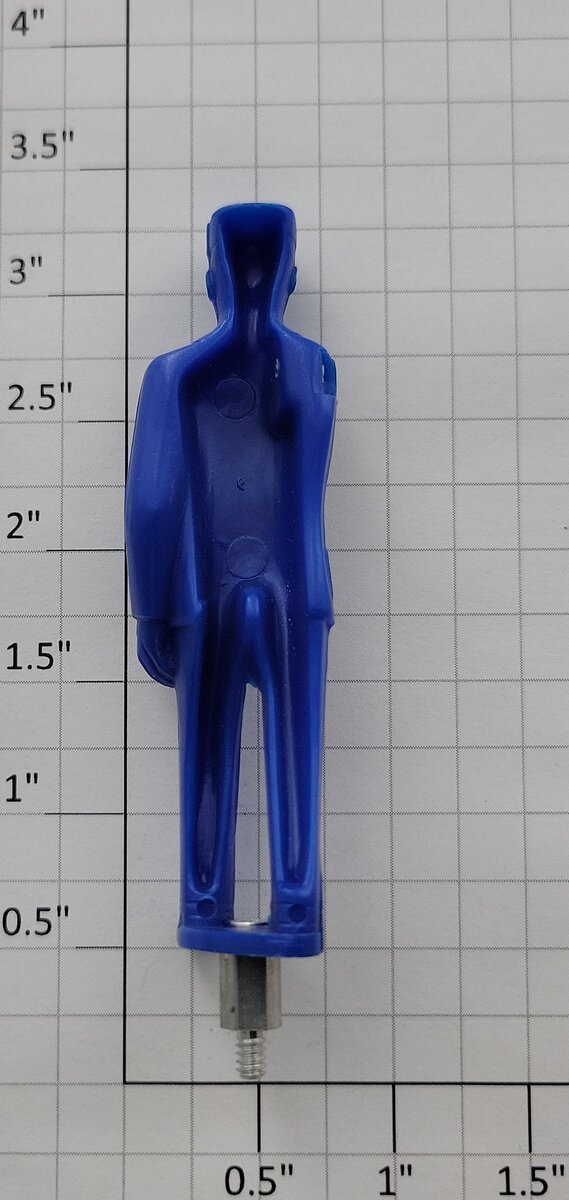 Lionel 145-27 Dark Blue Gateman Figure without Arm Or Lantern-With Screw