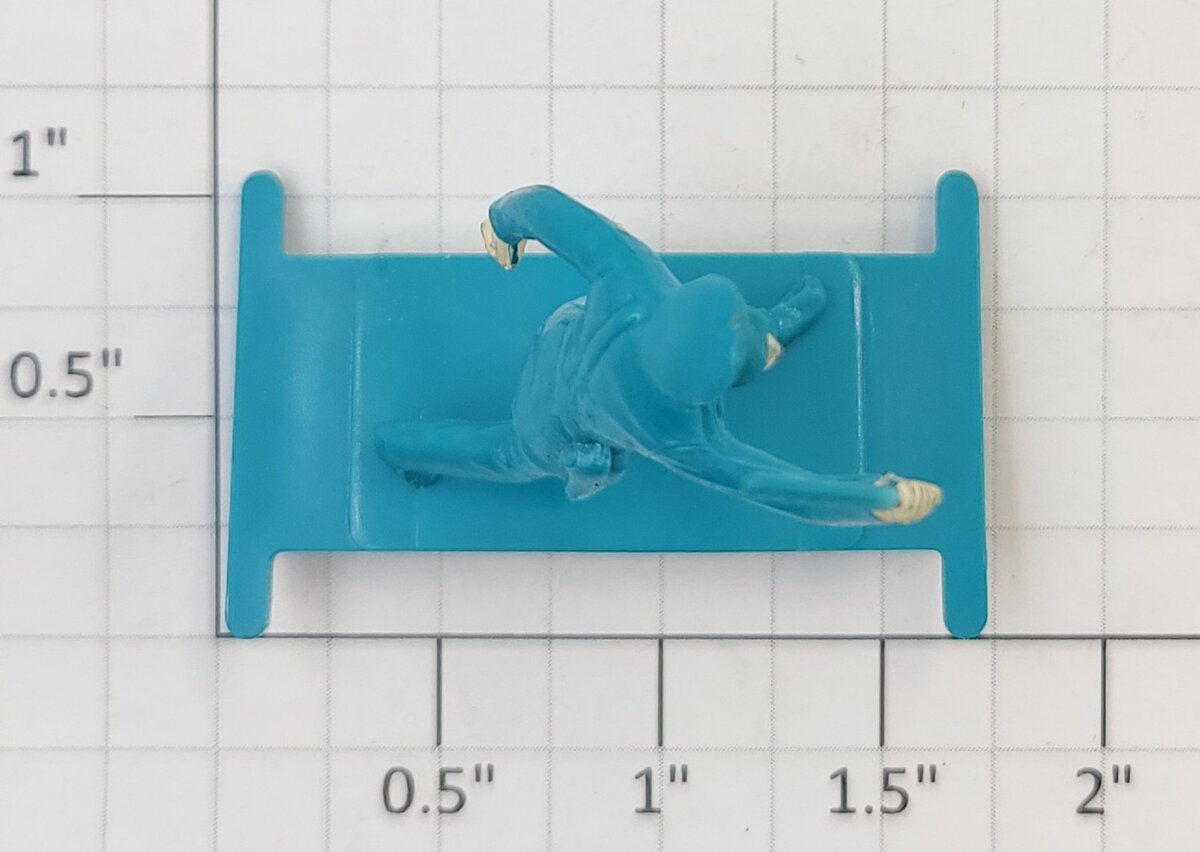 Lionel 3357-20 O Gauge Teal Blue Cop Figure