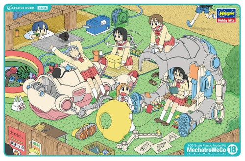 Hasegawa 64796 1:35 MechatroWeGo #18 Warm & Cool Shinonome Lab Plastic Model Kit