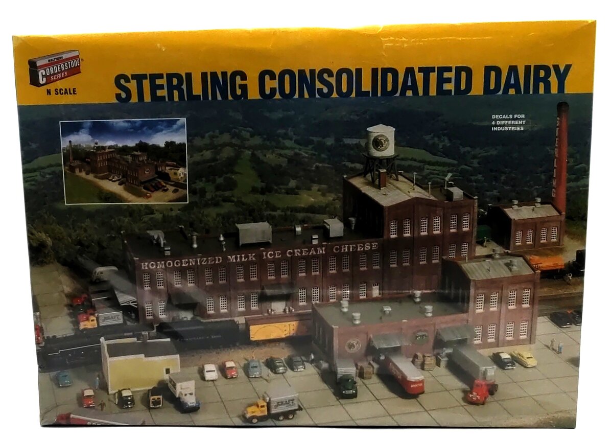 Walthers 933-3298 N Scale CornerStone Series Sterling Consolidated Dairy Kit