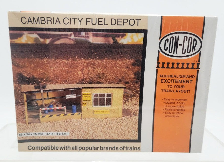 Con-Cor 694 N Scale Cambria City Fuel Depot Building Kit