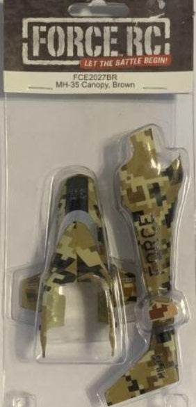 Force RC FCE2027BR HO MH-35 Canopy Brown