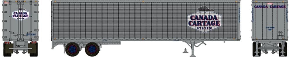 Rapido Trains 403106 HO Canada Cartage 45' Trailmobile Dry Van Trailer #405L45HT