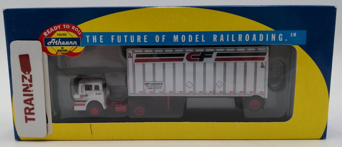 Athearn 91001 HO Scale Consolidated Freightways Ford C w/ 28' Wedge Trailer