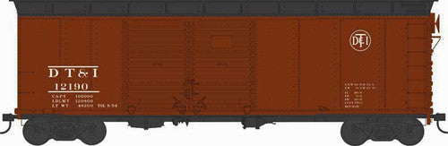 Bowser 43307 HO DT&I RTR Double Door Flush Roof Boxcar #12190