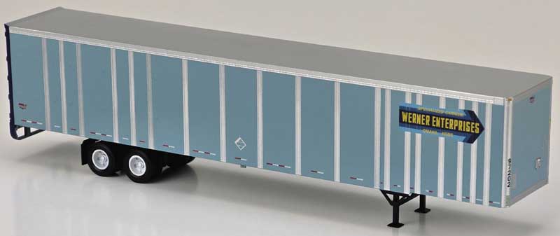 Bowser 43302 HO Werner Trailer 53' Platewall Highway Trailer #97238