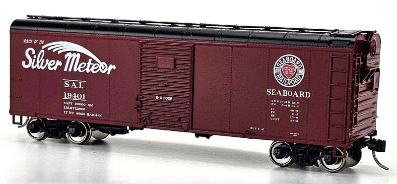 Bowser 43347 HO SAL Silver Meteor RTR X31 2-Door Round Flush Roof Boxcar #19438
