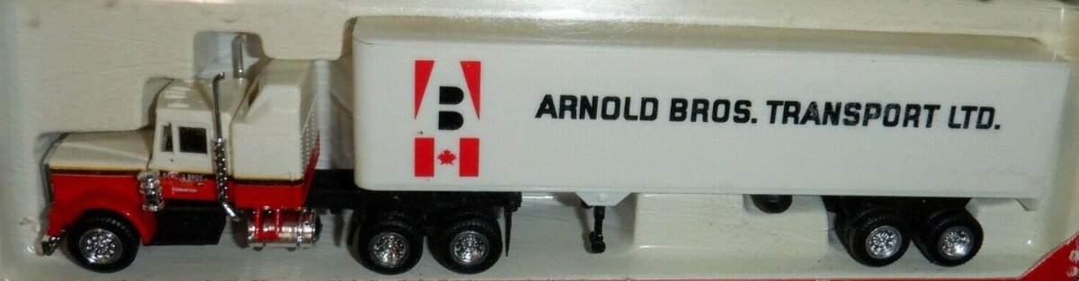 Herpa 6005 HO Arnold Bros. Transport LTD Kenworth 40' Dry Van Tractor & Trailer