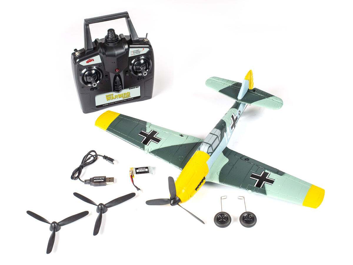 Rage R/C A1304 Messerschmitt Bf 109 Micro RTF Airplane with PASS