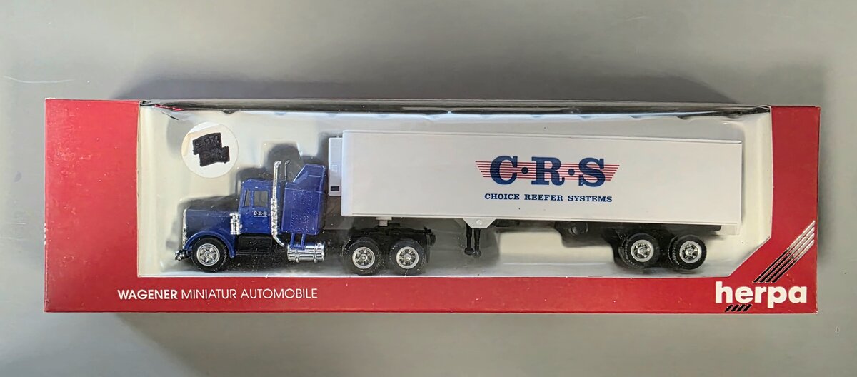 Herpa 6032 HO CRS Choice Reefer Systems Tractor Trailer