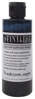 Modelflex Railroad Colors 403 Black Stynylrez Acrylic Primer - 4 oz. Bottle