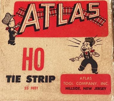 Atlas HO Tie Strip 25 Feet