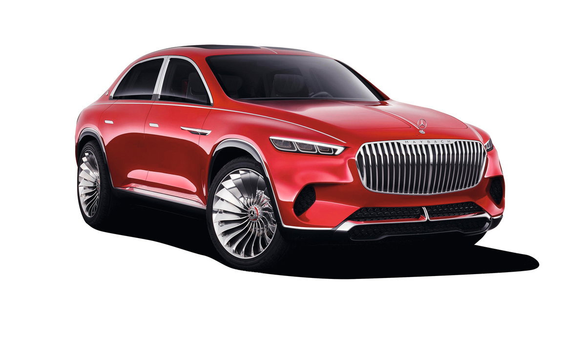 Schuco 450018400 1:18 Red Mercedes-Maybach Ultimate Luxury Car Diecast Model
