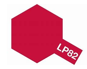Tamiya 82182 Lacquer LP-82 Mixing Red .33 FL OZ (Single Bottle)
