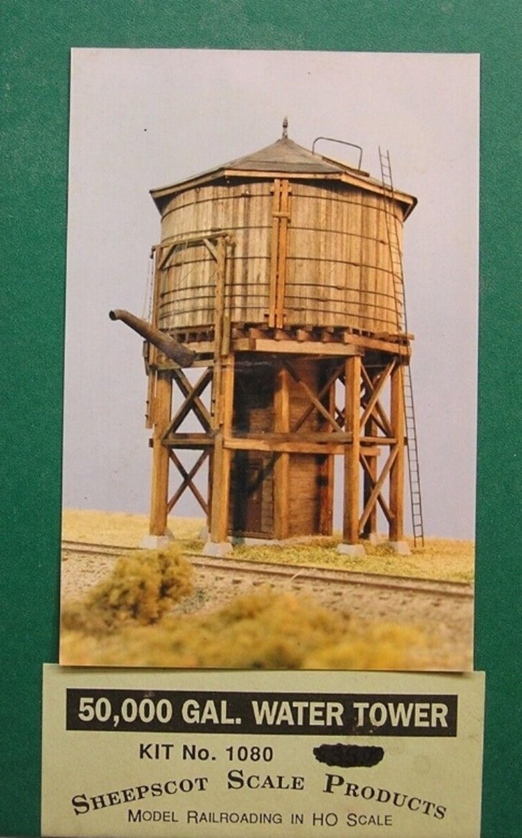 Sheepscot Scale Products 1080 HO 50,000 Gallon Water Tank Building Kit