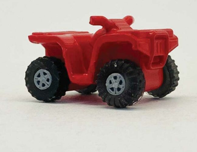 Herpa 5516 HO Red ATV Quad 3-D Printed Kit