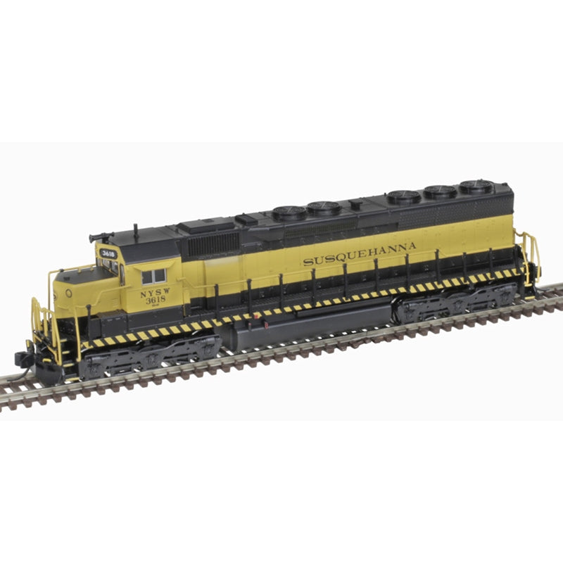 Atlas 40005594 N NYS&W SD45 Low Nose Diesel Locomotive with Sound & DCC #3612