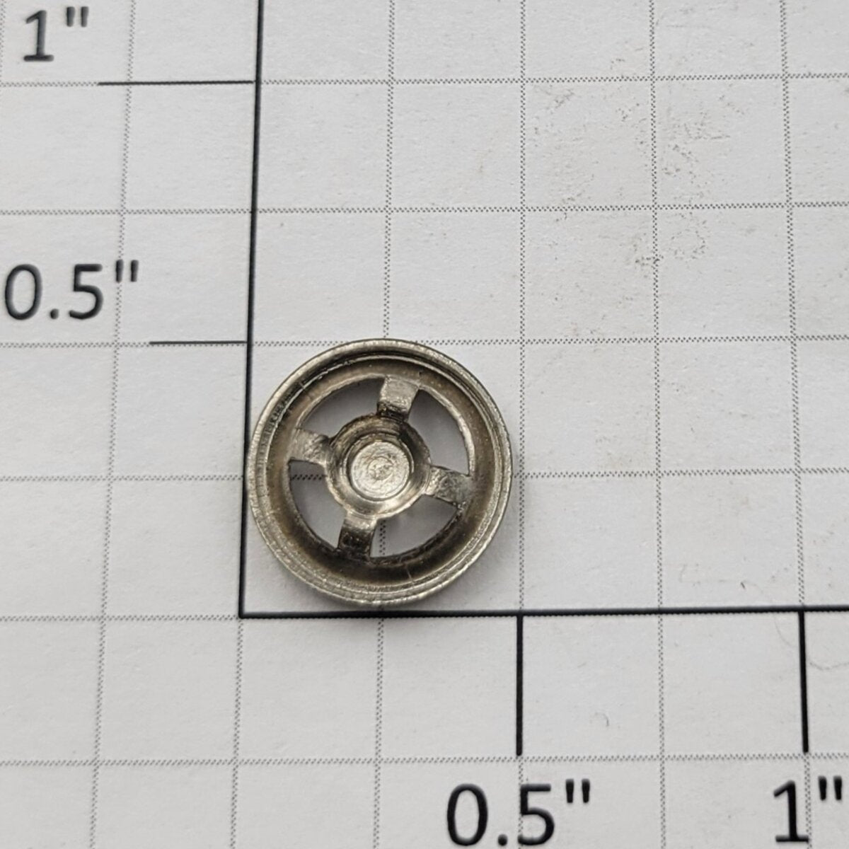 Lionel 620-19 Nickel 1/2" No Hole Brake Wheel fits 600 800 900 2800 Cars