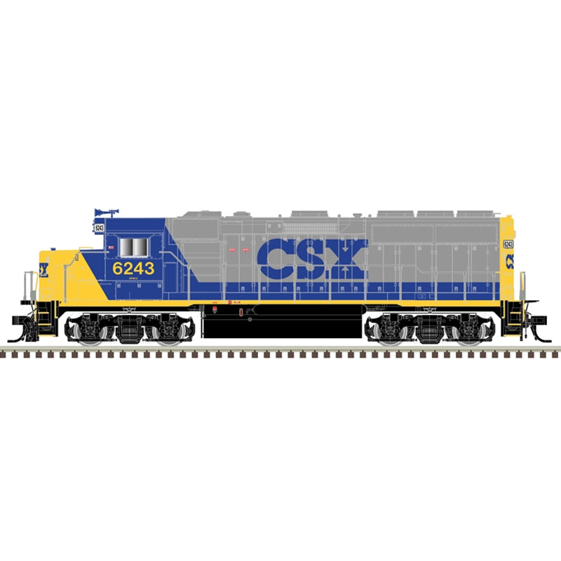 Atlas 10004223 HO CSX GP40-2 Diesel Locomotive Standard DC #6235