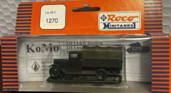 Roco 1270 HO MiniTanks LKW ZIS-5 Hardtop Truck