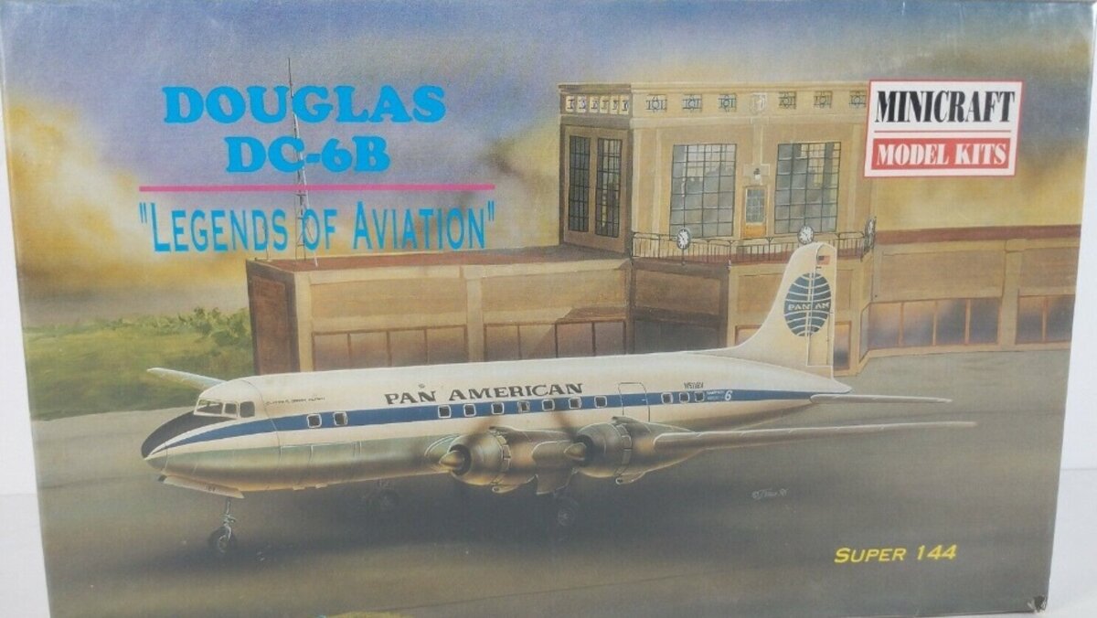 Minicraft 14442 1:144 Douglas DC-6B Legends Of Aviation Aircraft Plane Model Kit