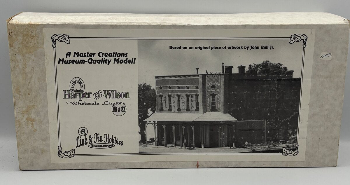 Master Creations 82 HO/HOn3 Harper And Wilson Wholesale Liquors Building Kit LN/Box