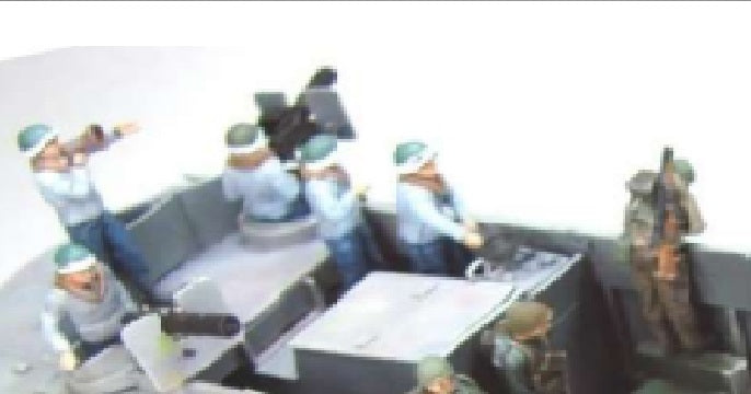 Trident Miniatures 96702 1:87 US Army WWII D-Day US Navy LCVP Crew Resin Kit