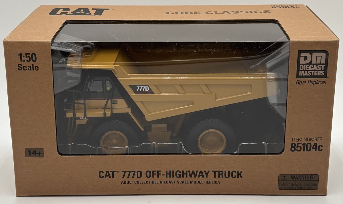 DieCast Masters 85104C 1:50 Cat 777D Off-Highway Truck Diecast Model