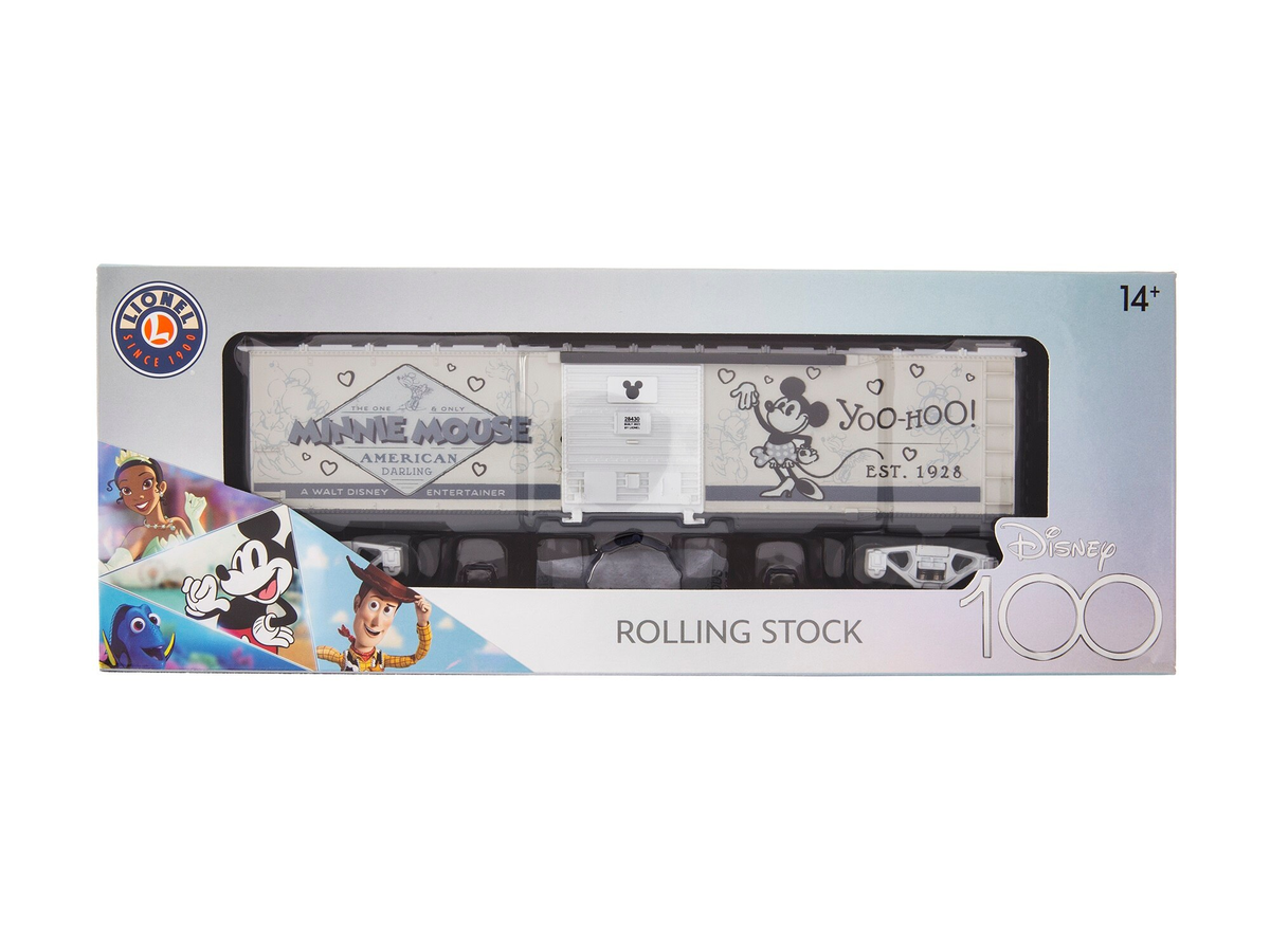 Lionel 2328430 O Disney 100 Minnie Mouse Vault Moments Boxcar
